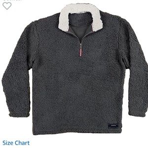 Fluffy gray pullover